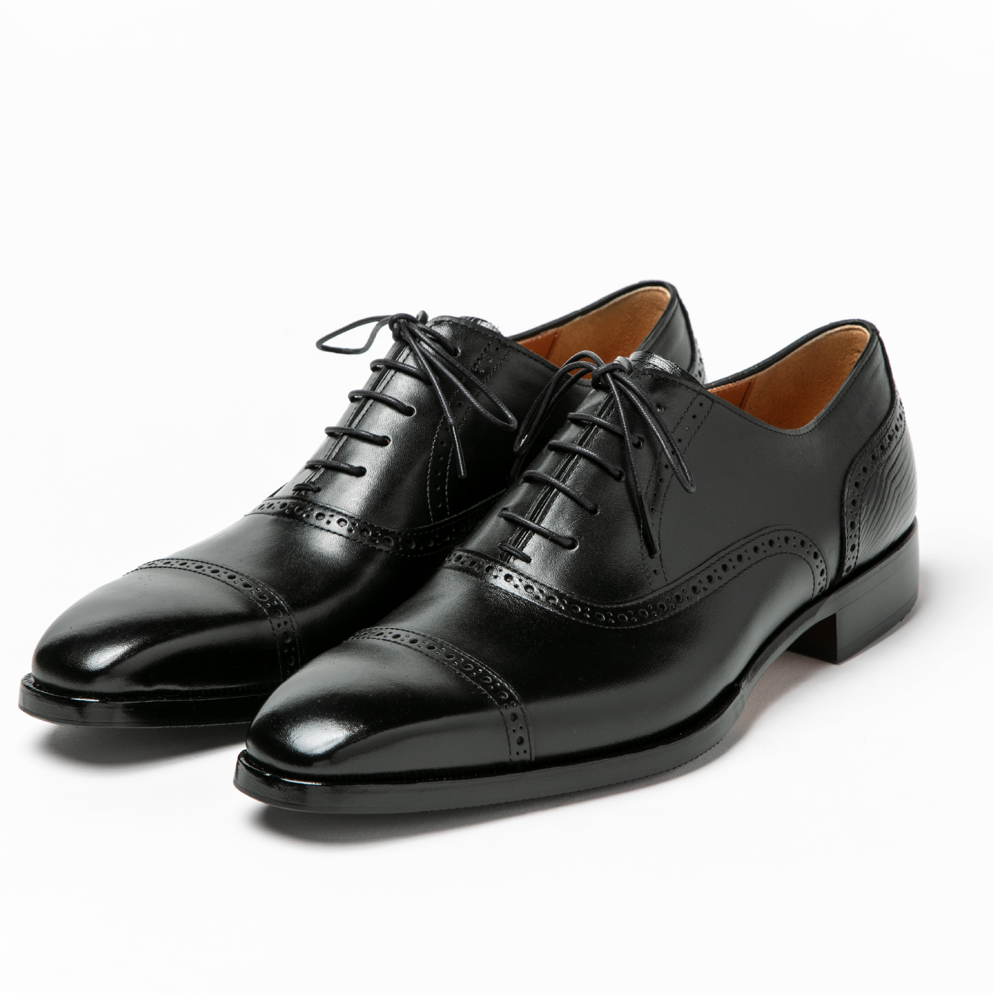 1201 セミブローグ Black – TRAWBELL SHOES