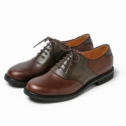 #2371/#2376 サドル・オックスフォード Brown