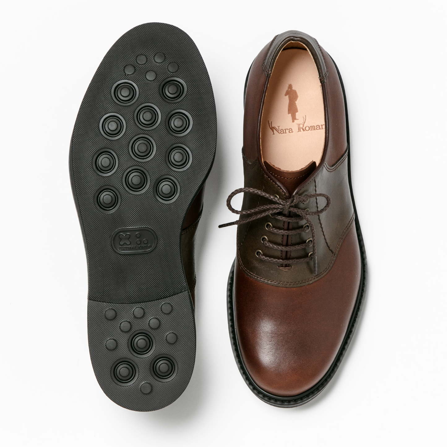 #2371/#2376 サドル・オックスフォード Brown