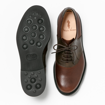 #2371/#2376 サドル・オックスフォード Brown