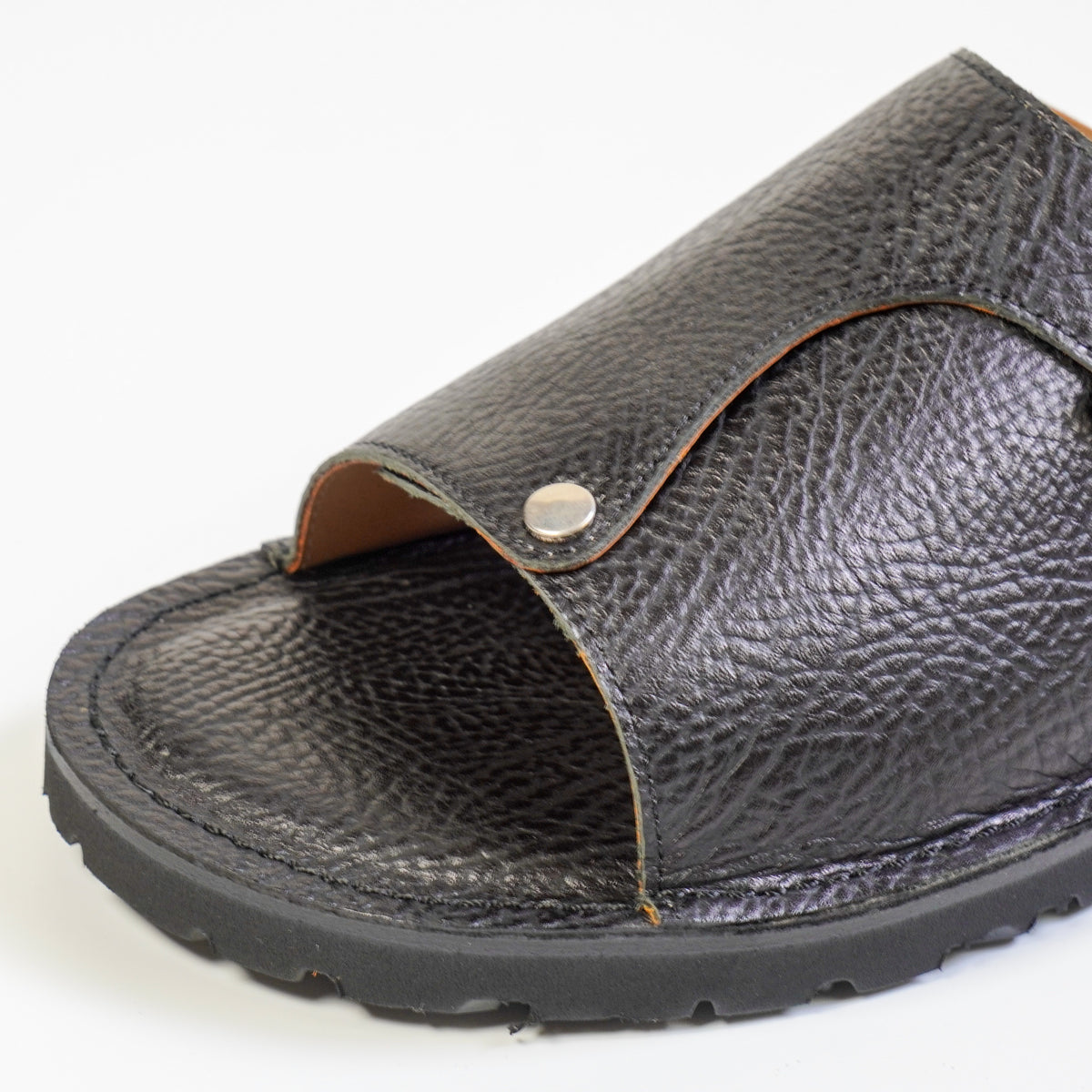#2606 シングルモンクサンダル Black / 受注生産