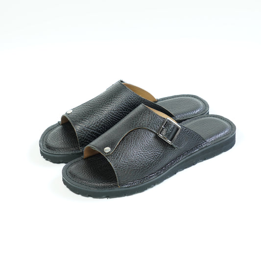 #2606 シングルモンクサンダル Black / 受注生産