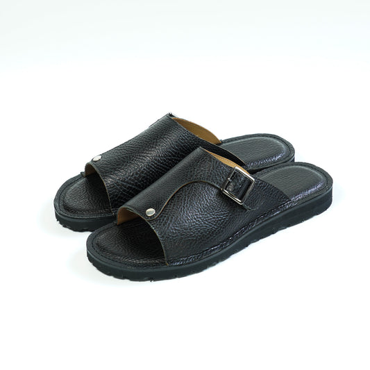 #2606 シングルモンクサンダル Black / 受注生産