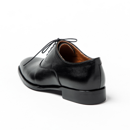 #1102 内羽根プレーントゥ  Black